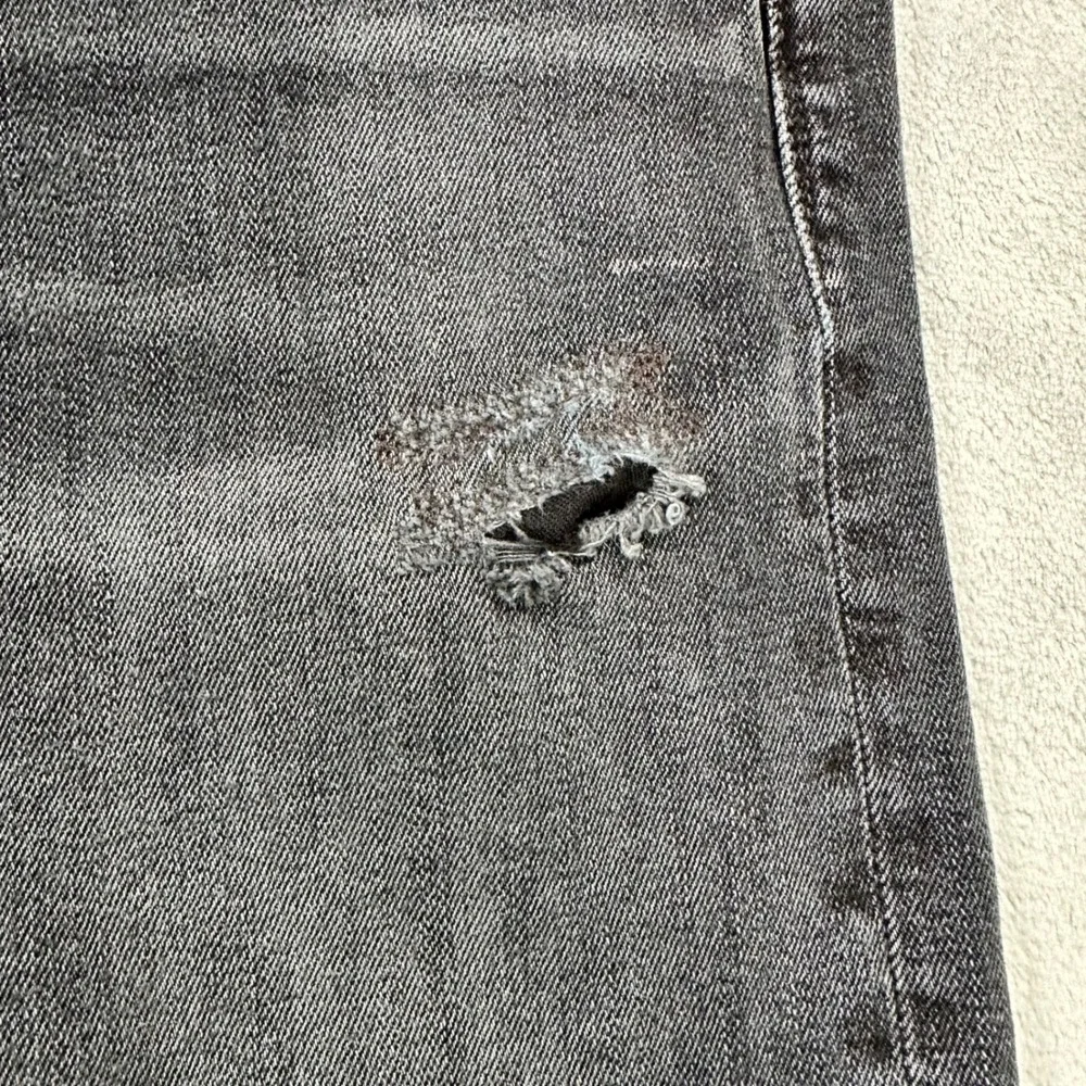 Polo Ralph Lauren Sullivan Slim Jeans 32x30 Faded Black Distressed Stretch Denim